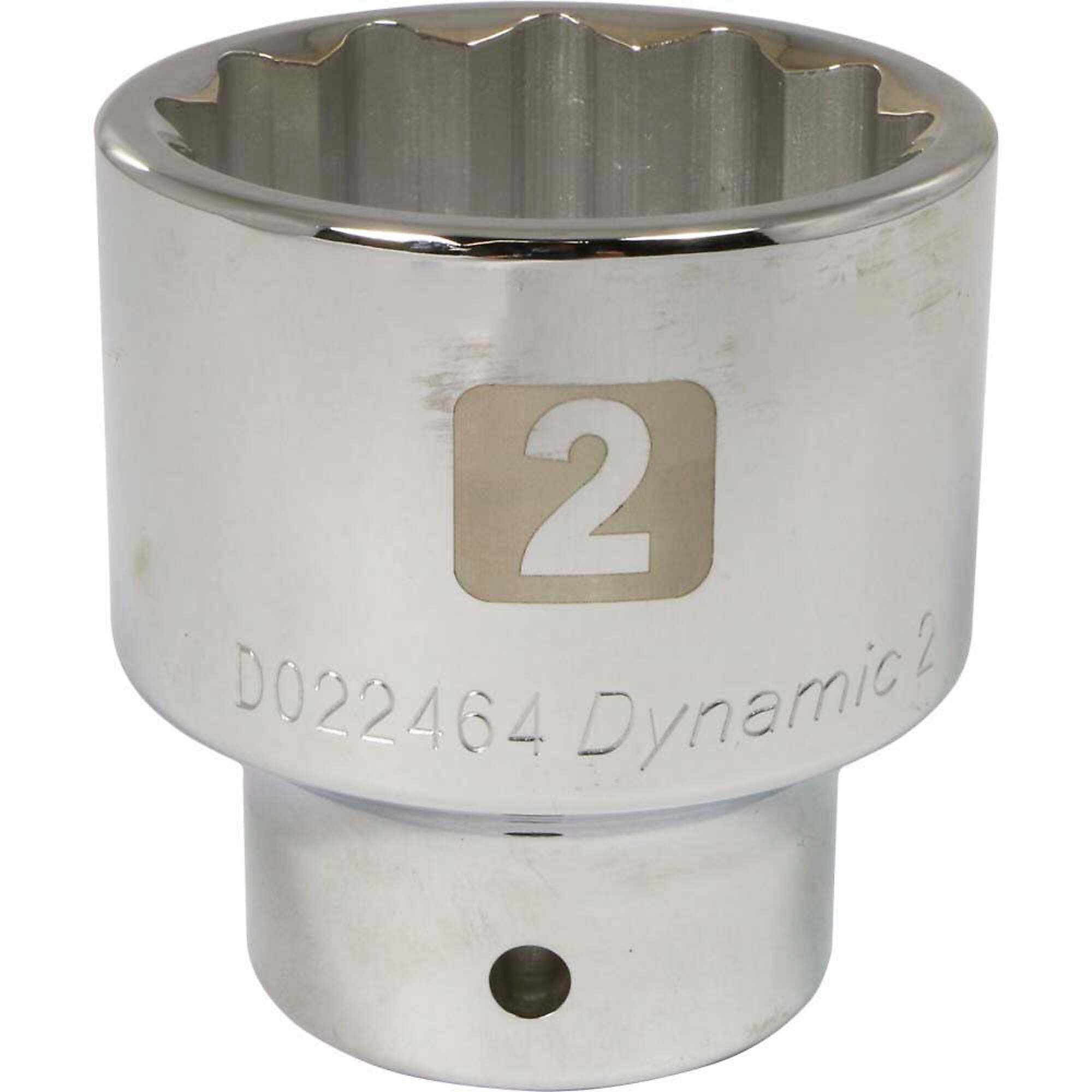 Dynamic Tools 3/4" Drive 12 Point SAE, 2" Standard Length, Chrome Finish Socket